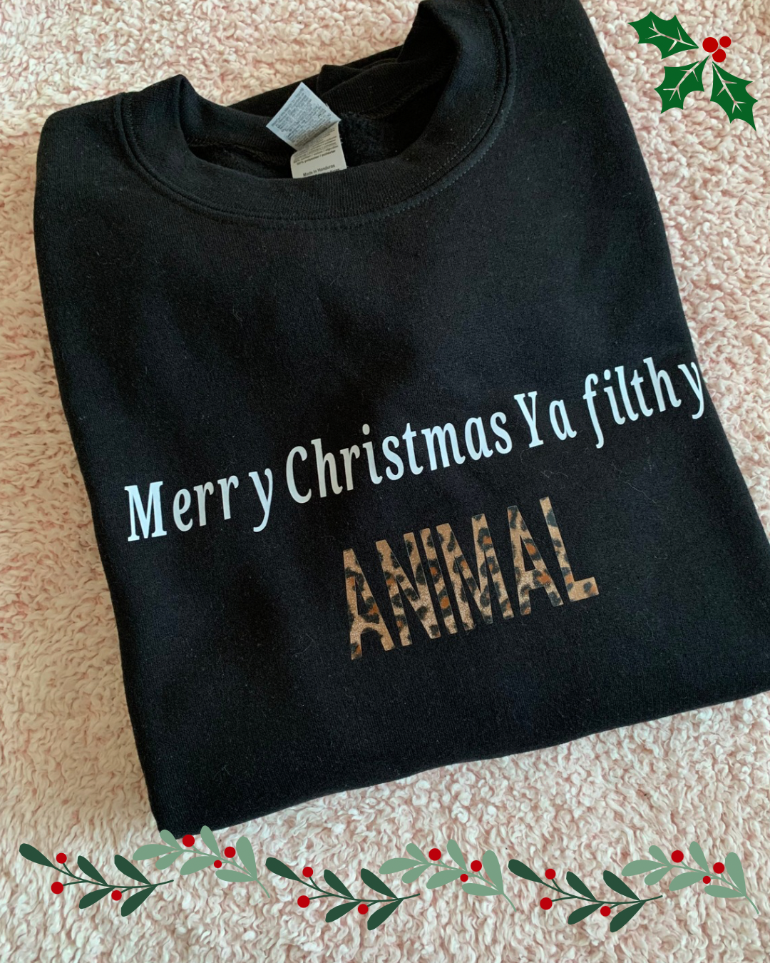 Black Filthy animal sweater