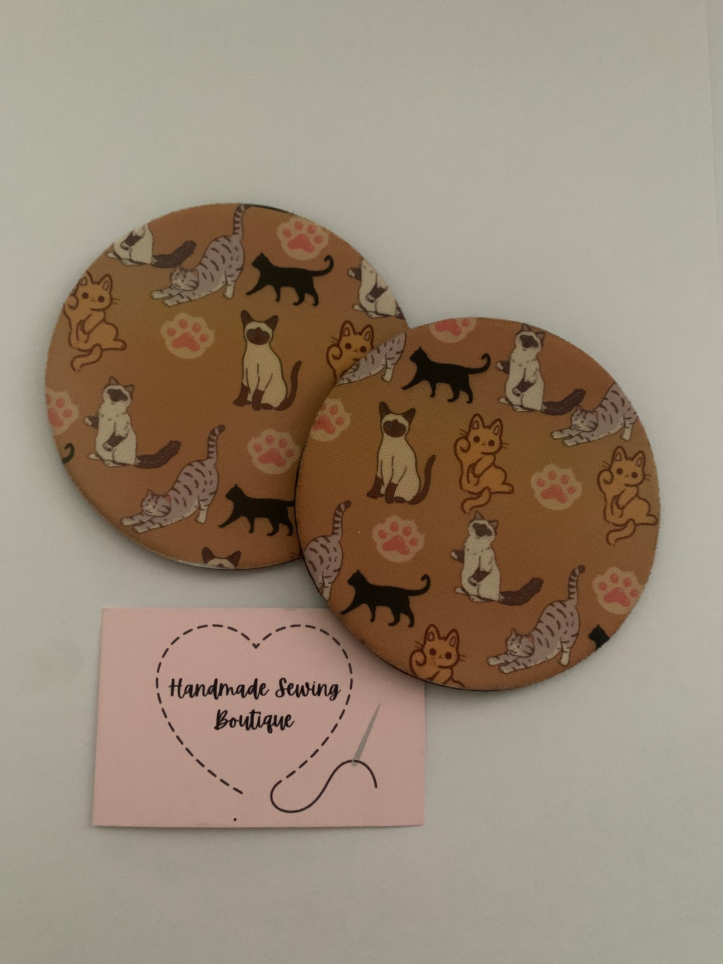 Cat coasters