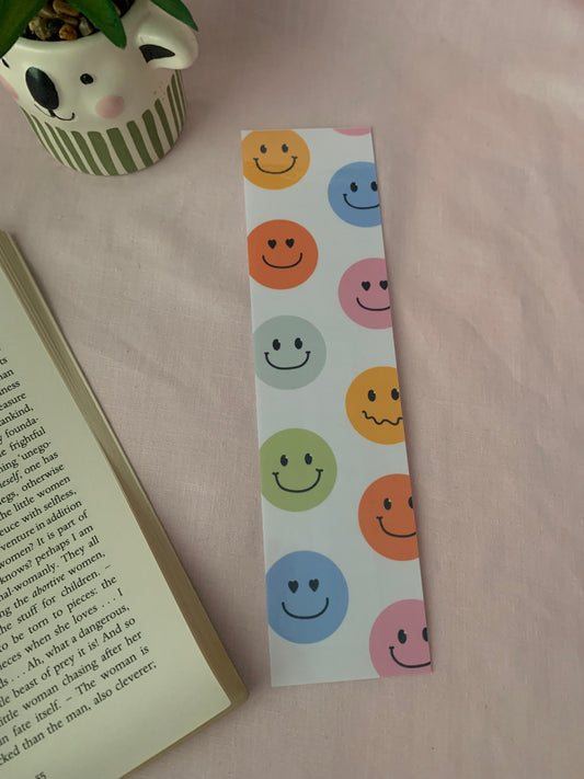 Smiley face bookmark