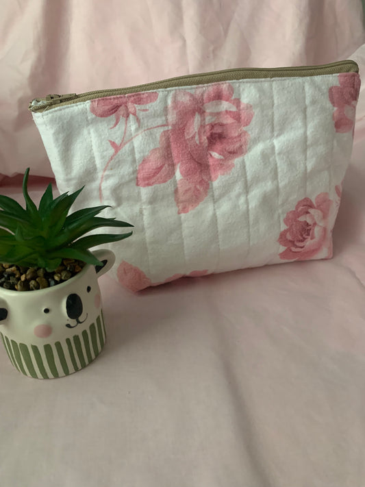 Zipper bag - vintage floral